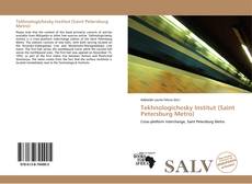 Tekhnologichesky Institut (Saint Petersburg Metro) kitap kapağı