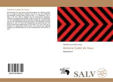 Capa do livro de Antoine Cadet de Vaux 