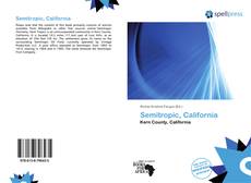 Buchcover von Semitropic, California