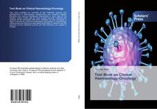 Capa do livro de Text Book on Clinical Haematology-Oncology 