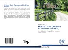 Bookcover of Králova Lhota (Rychnov nad Kněžnou District)