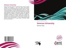 Portada del libro de Semnan University