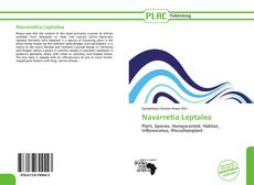 Portada del libro de Navarretia Leptalea