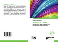 Capa do livro de Navarretia Prolifera 