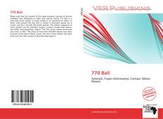 Portada del libro de 770 Bali