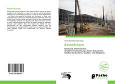 Capa do livro de Betonfräsen 