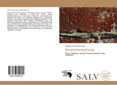 Bookcover of Betoninstandsetzung