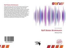 Rolf Dieter Brinkmann的封面