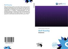 Portada del libro de Rolf Kaarby