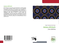 Capa do livro de Anton Afritsch 