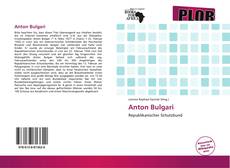 Buchcover von Anton Bulgari