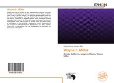 Wayne F. Miller kitap kapağı