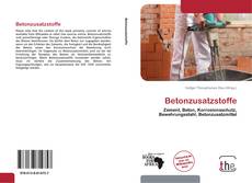 Capa do livro de Betonzusatzstoffe 