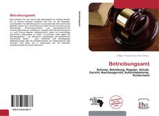 Capa do livro de Betreibungsamt 