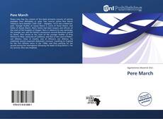 Portada del libro de Pere March