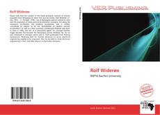 Capa do livro de Rolf Widerøe 