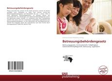 Portada del libro de Betreuungsbehördengesetz