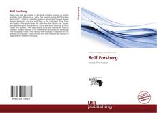 Portada del libro de Rolf Forsberg