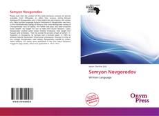 Portada del libro de Semyon Novgorodov