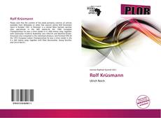 Bookcover of Rolf Krüsmann