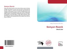 Capa do livro de Semyon Reznik 