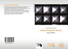 Buchcover von Anton Friedrich Harms