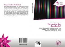 Portada del libro de Wayne Gordon (Footballer)