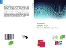 Capa do livro de Wayne Hays 