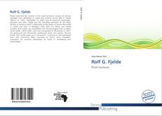 Couverture de Rolf G. Fjelde