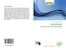 Portada del libro de Perek Belleh