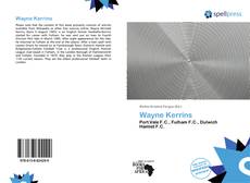 Buchcover von Wayne Kerrins