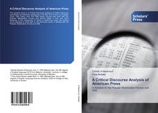 Buchcover von A Critical Discourse Analysis of American Press