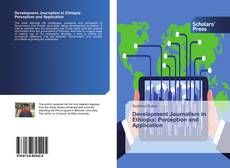 Capa do livro de Development Journalism in Ethiopia: Perception and Application 