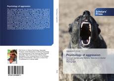 Borítókép a  Psychology of aggression - hoz