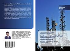 Buchcover von Analysis of Microstrip Patch Antenna for Radar Communication