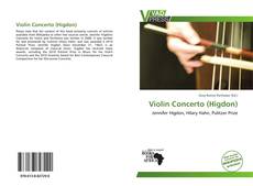 Portada del libro de Violin Concerto (Higdon)