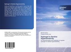 Hydrogel in Dentine Hypersenstivity的封面