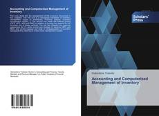 Buchcover von Accounting and Computerized Management of Inventory