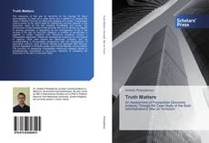 Buchcover von Truth Matters