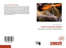 Bookcover of Violin Concerto (Elgar)