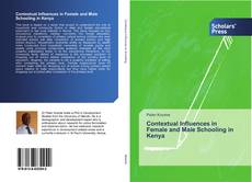 Buchcover von Contextual Influences in Female and Male Schooling in Kenya