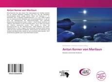 Bookcover of Anton Kerner von Marilaun