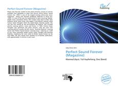 Couverture de Perfect Sound Forever (Magazine)