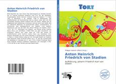 Capa do livro de Anton Heinrich Friedrich von Stadion 