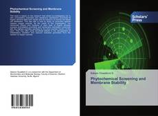 Buchcover von Phytochemical Screening and Membrane Stability