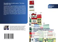 The publicness of public spaces: "The Hoog Catharijne case" kitap kapağı