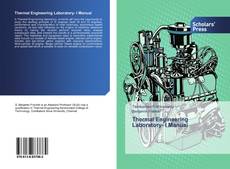 Buchcover von Thermal Engineering Laboratory- I Manual