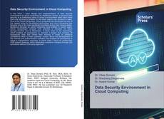 Copertina di Data Security Environment in Cloud Computing