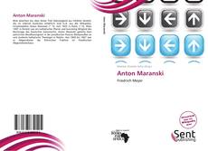 Capa do livro de Anton Maranski 