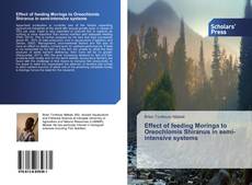 Effect of feeding Moringa to Oreochlomis Shiranus in semi-intensive systems kitap kapağı